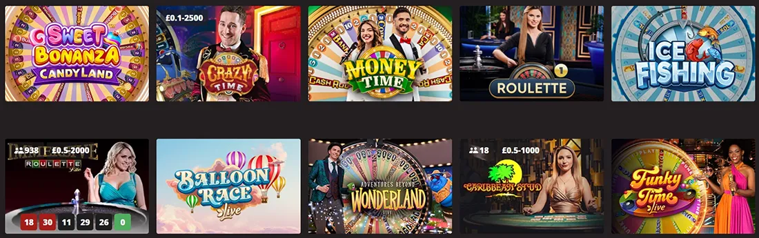 Magic Red casino live dealer tables