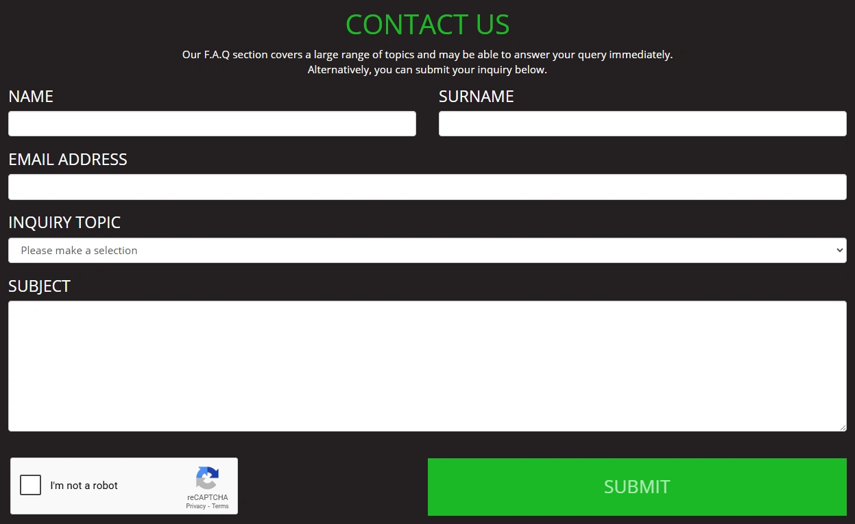 Magic Red casino support